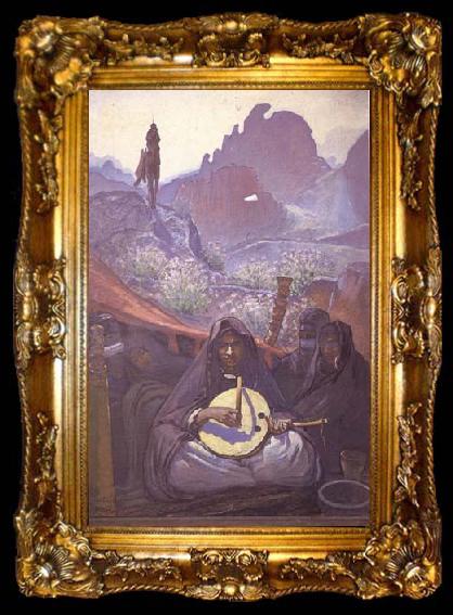 framed  Paul-Elie Dubois La Joueuse d